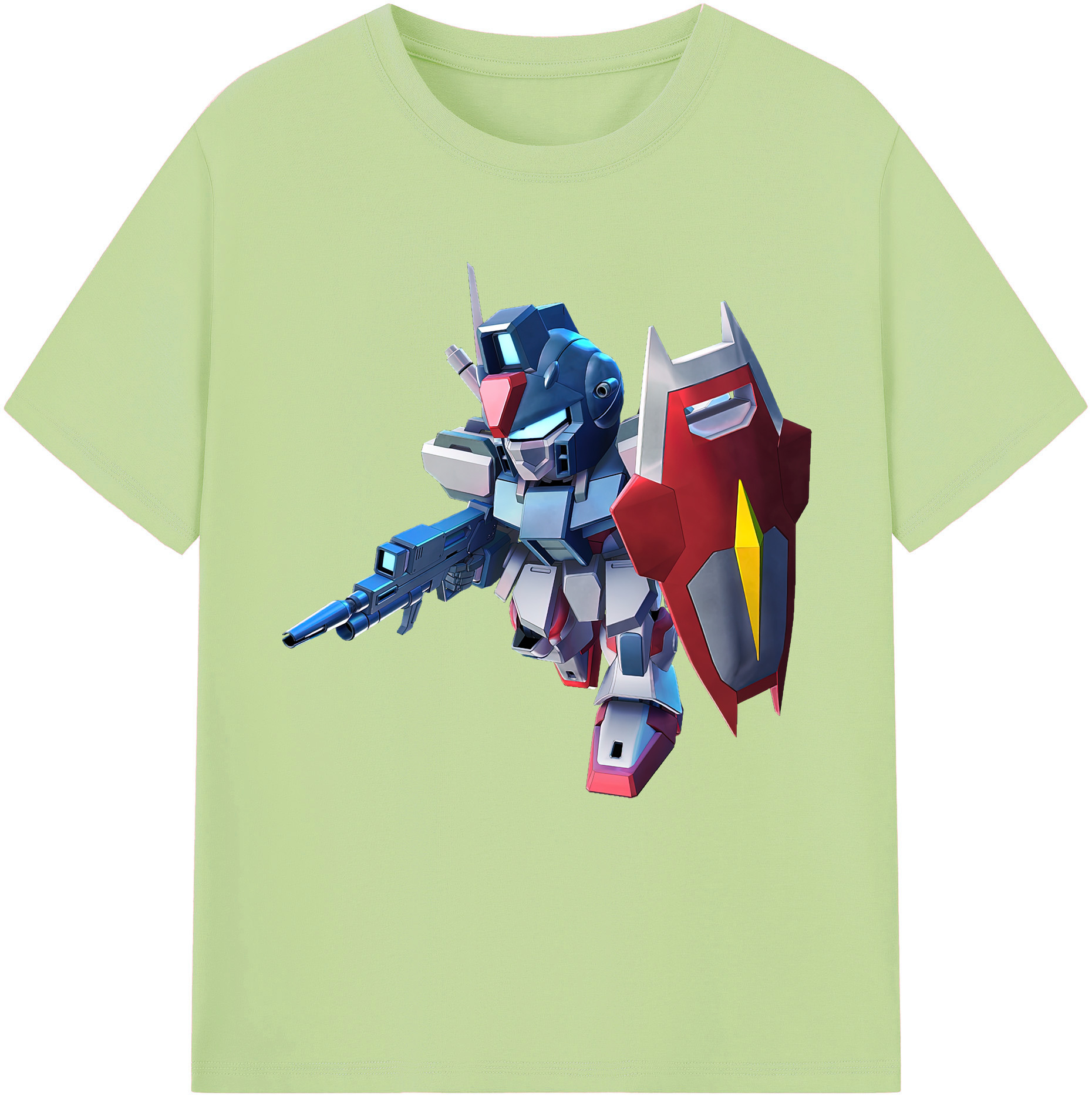 （画像用） 機動戦士ガンダム Mobile Suit Gundam 綿100％半袖Tシャツ（フロントプリント）